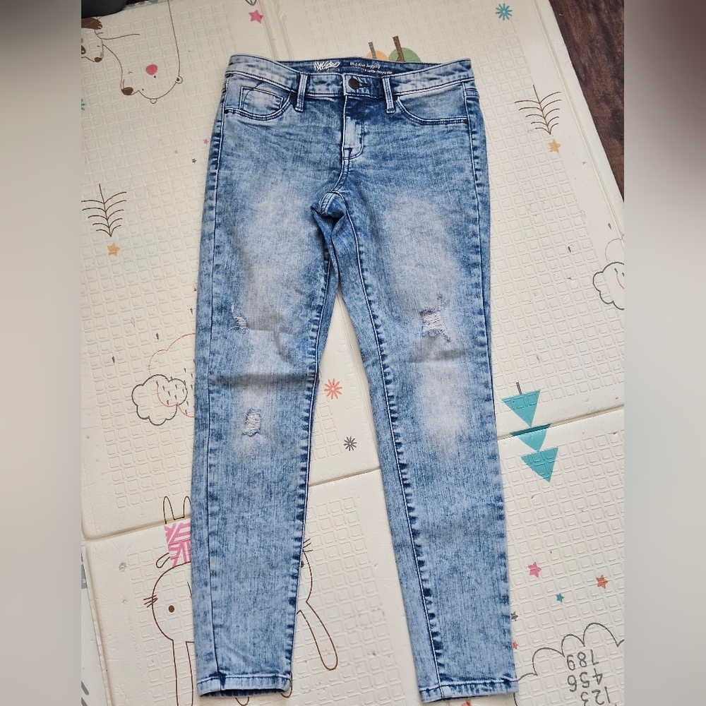 Light Blue Stone Washing Jeans